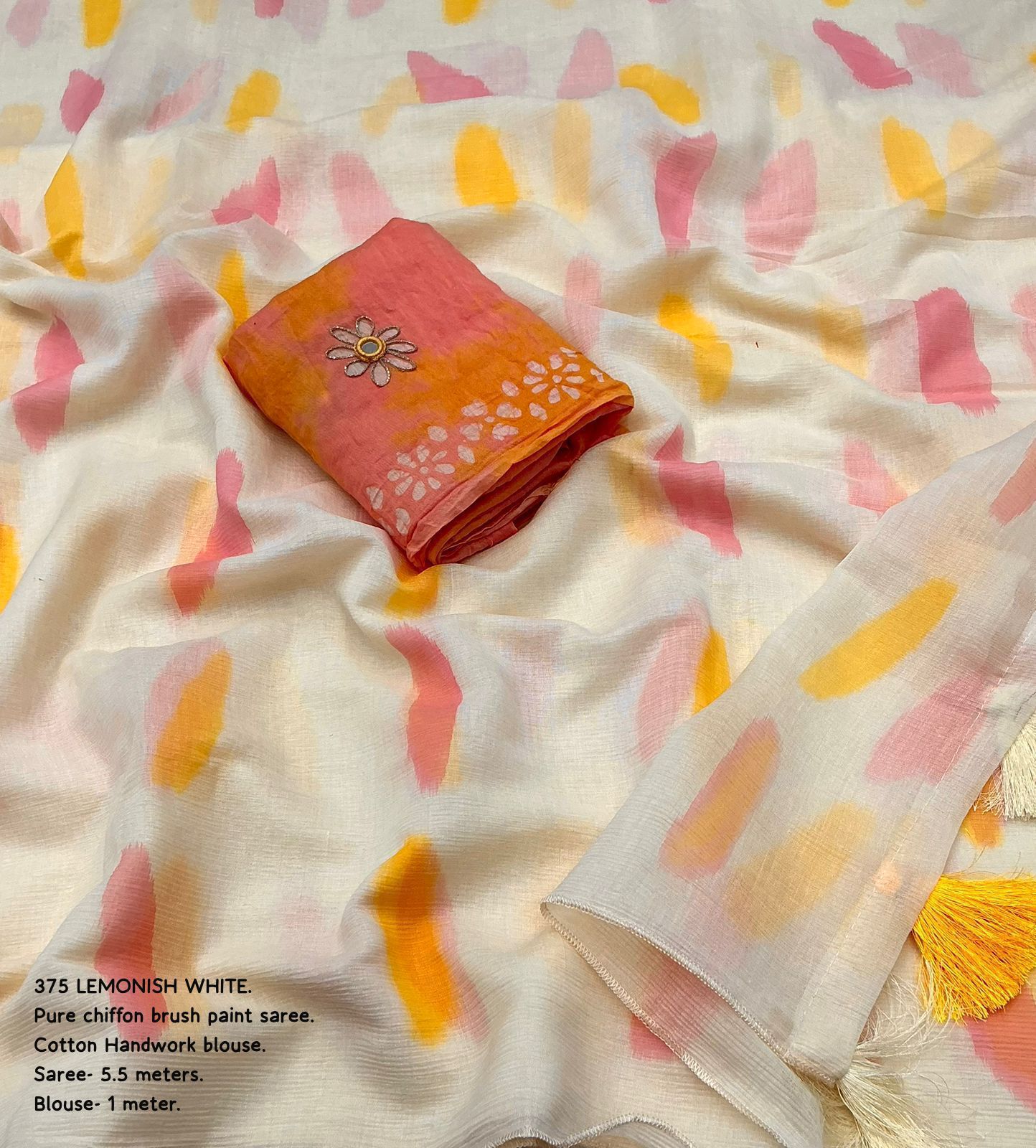 Pure crushed chiffon