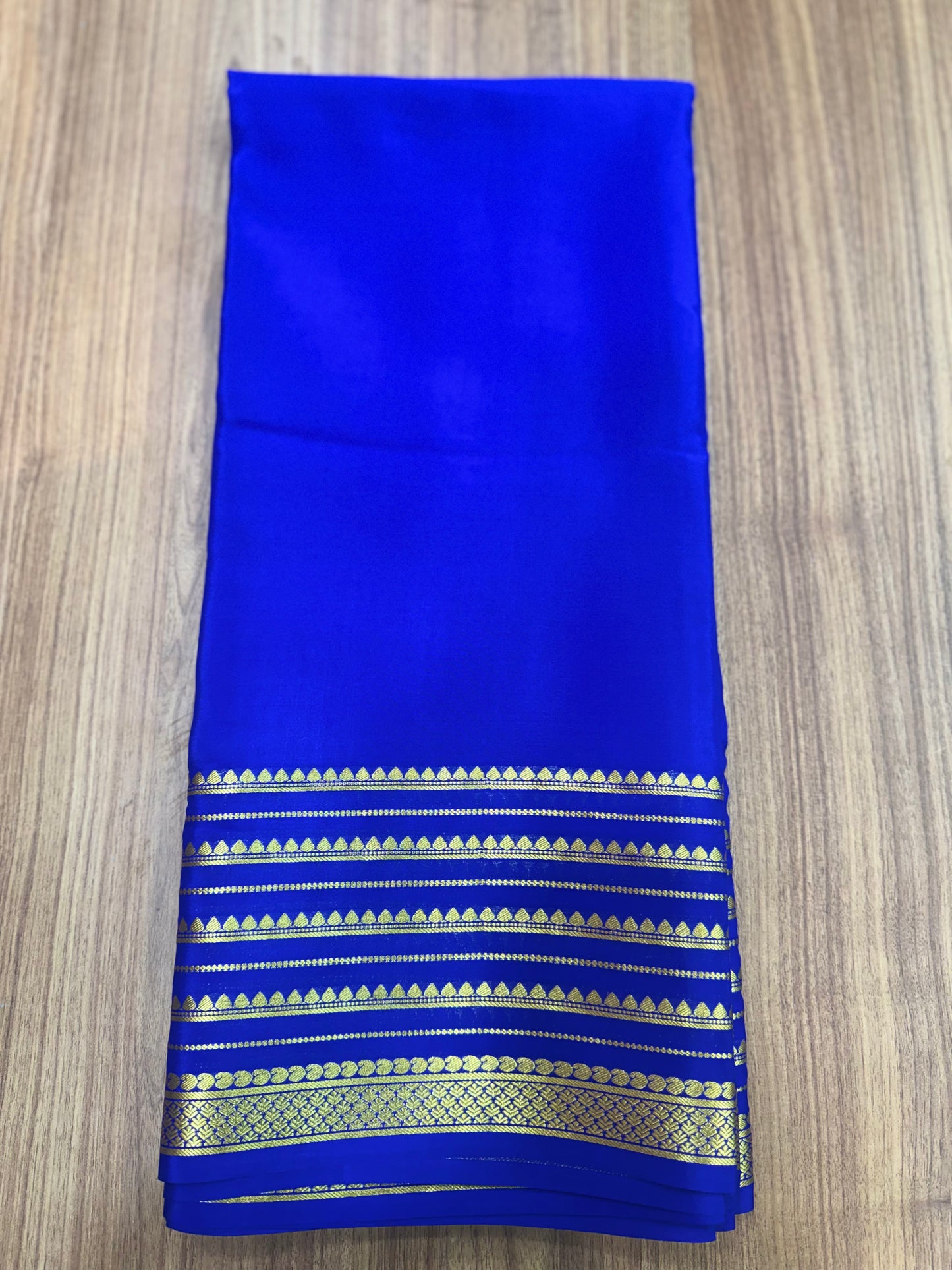 Pure Mysore crepe silk saree