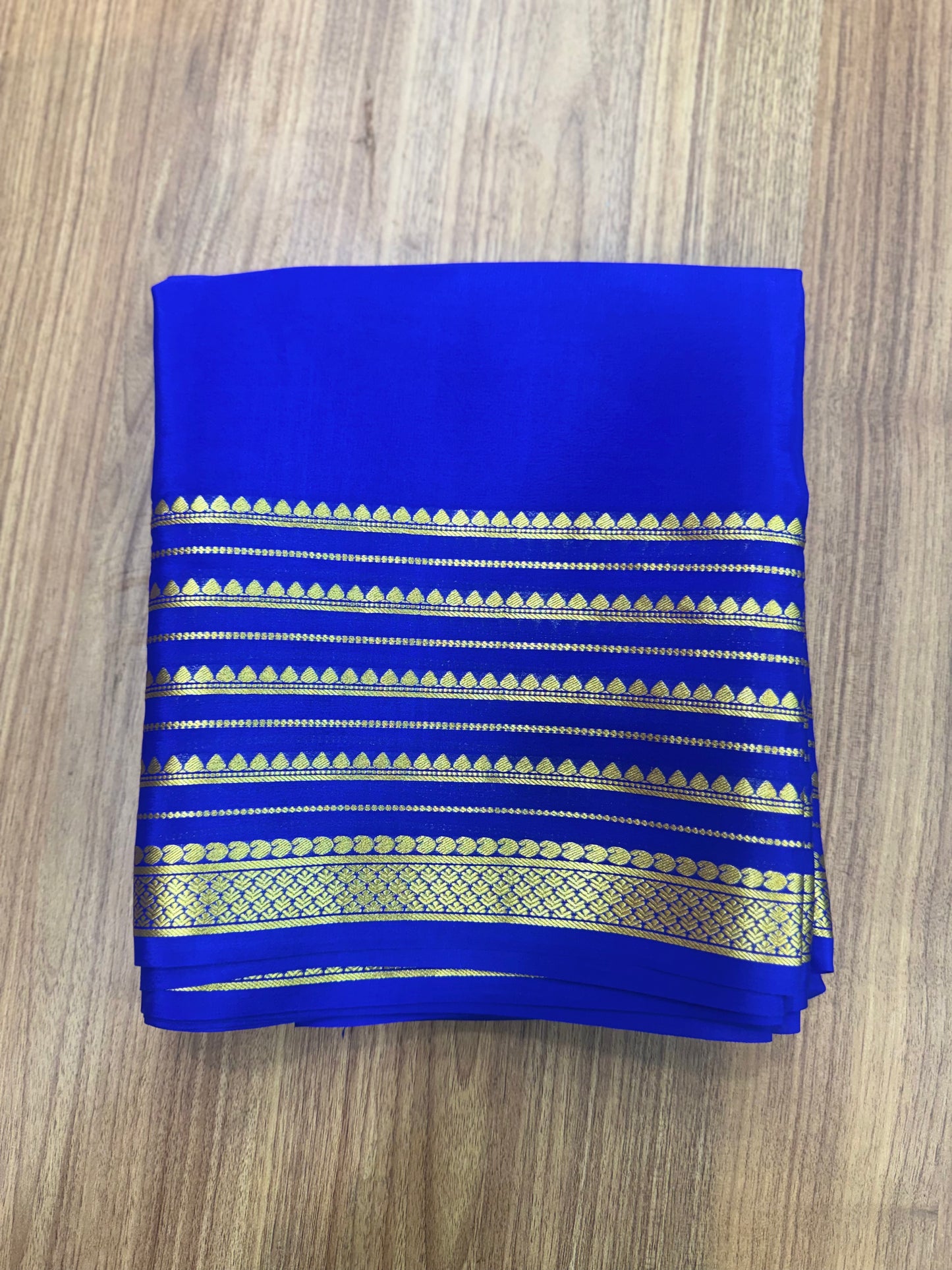 Pure Mysore crepe silk saree