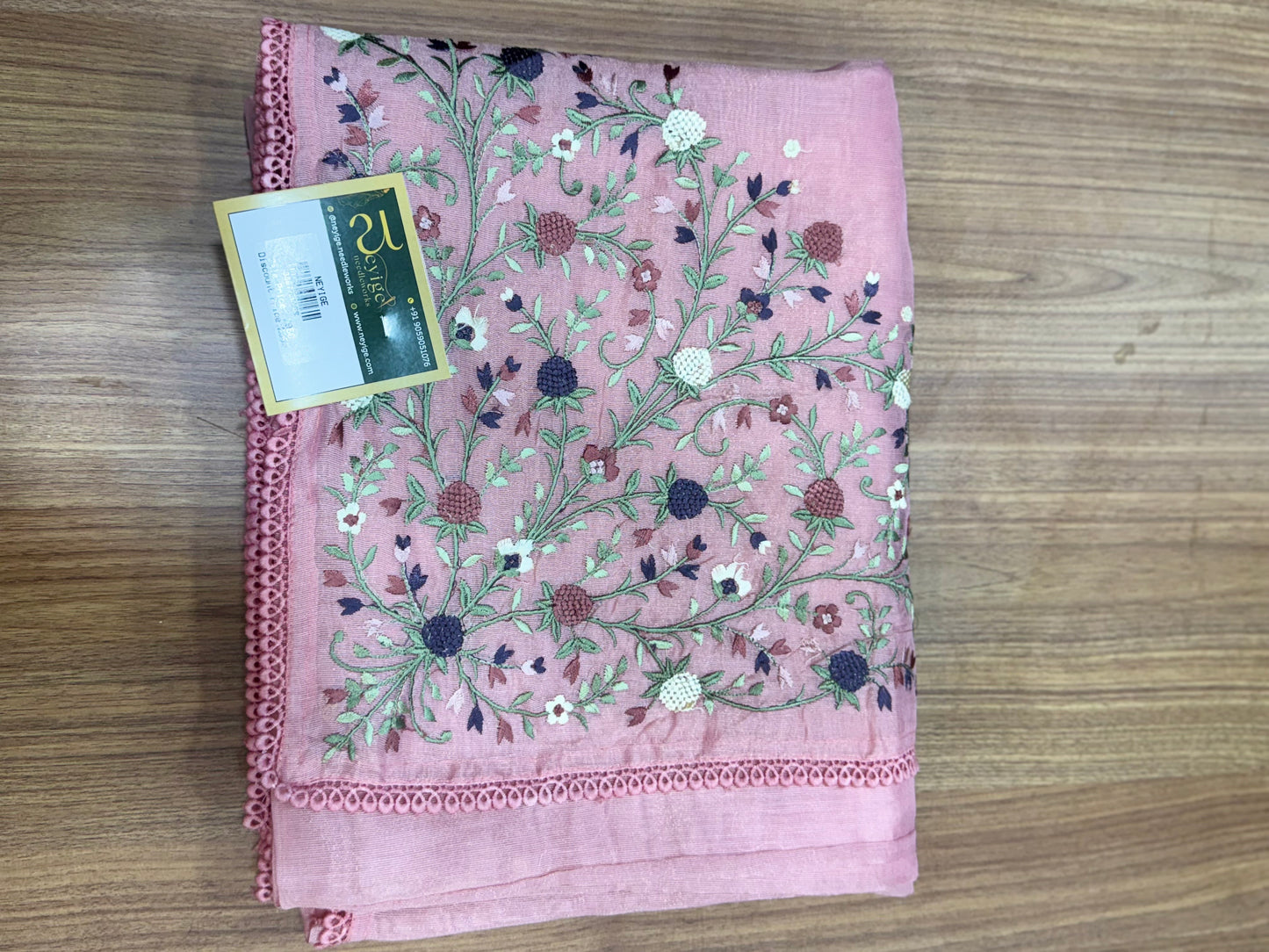 TISSUE LINEN SAREE  TN-1