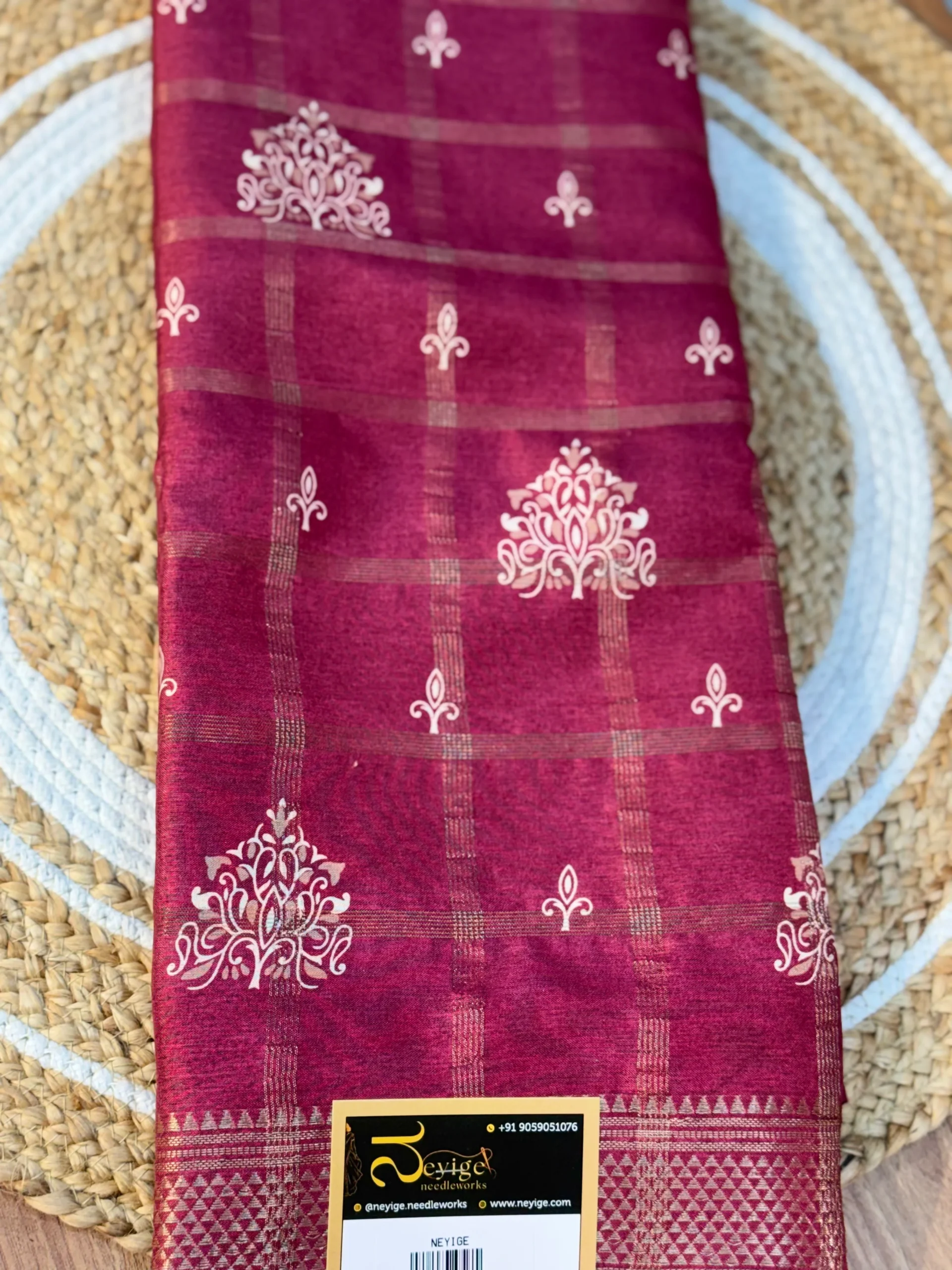 cotton silk saree ash blue cotton silk saree ash blue