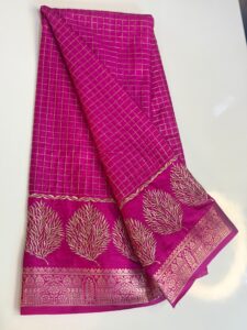 viscose crepe saree